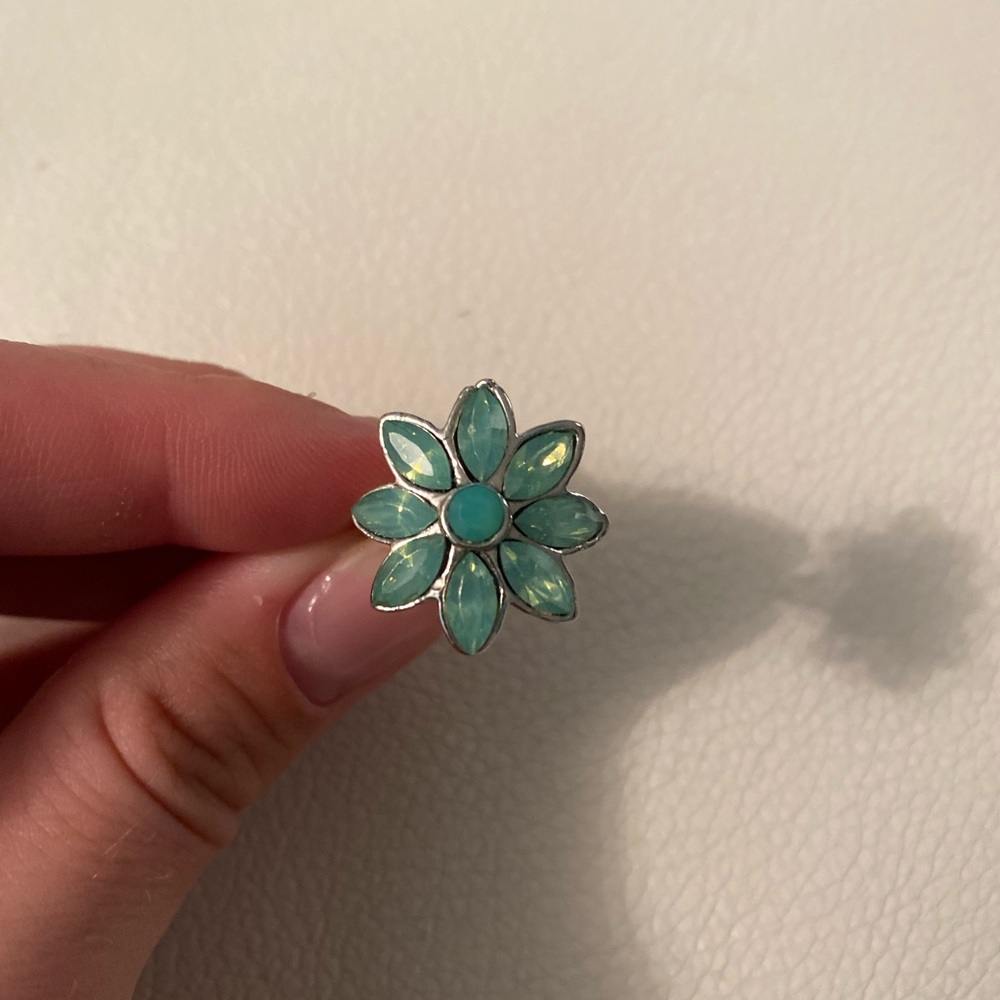 Blue green jewelled ring from New Caledonia 🇳🇨 French Polynesia
